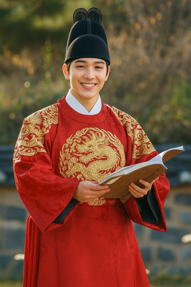 전통복식 AI 변환 체험 예시